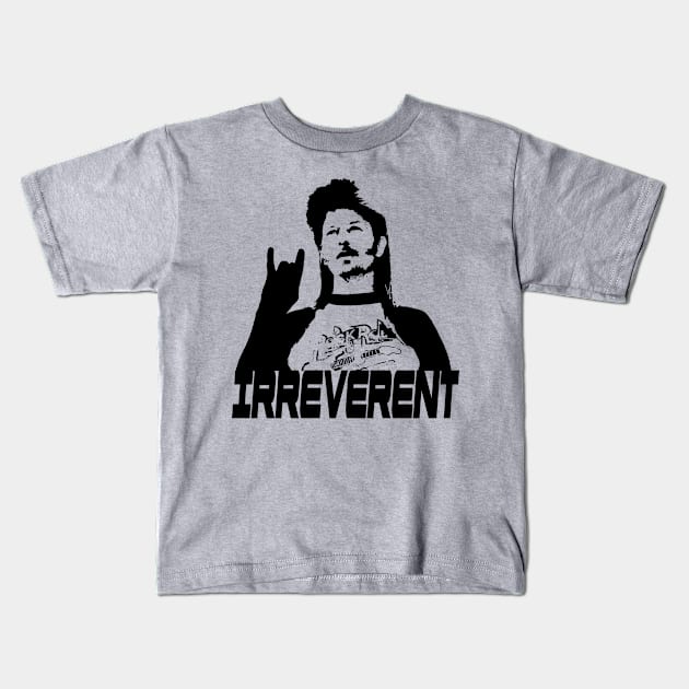 IRREVERENT (Black) Kids T-Shirt by Zombie Squad Clothing